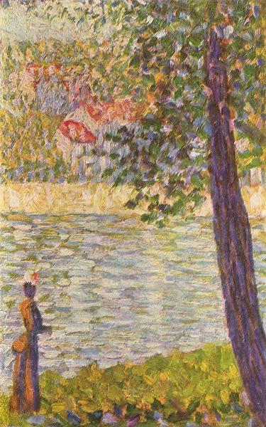 Georges Seurat Morgenspaziergang oil painting picture